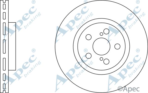 APEC BRAKING Тормозной диск DSK2267